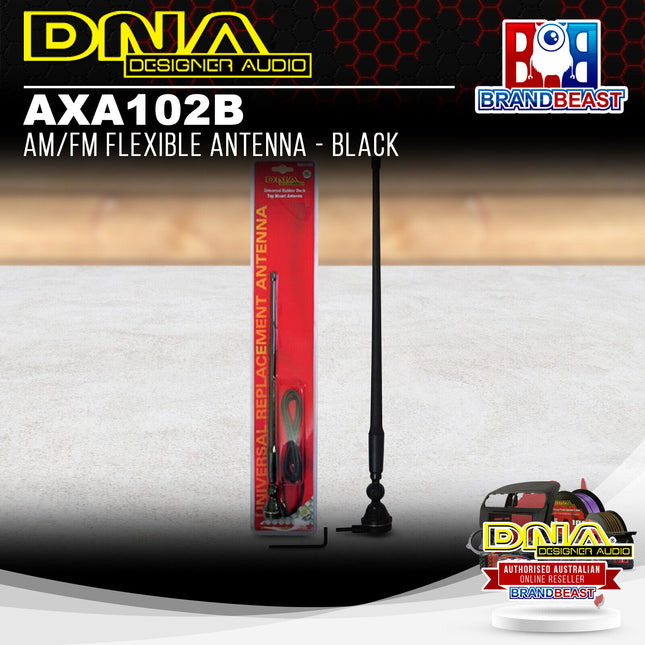 DNA AXA102B AM/FM Flexible Antenna Black