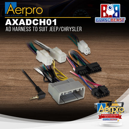 Aerpro AXADCH01 AD Harness to Suit Jeep/Chrysler