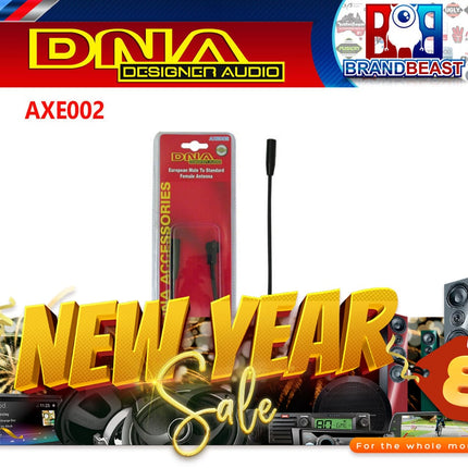 DNA AXE002 European Male Plug to Standard Female Antenna Socket