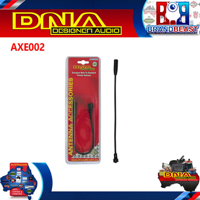 DNA AXE002 European Male Plug to Standard Female Antenna Socket