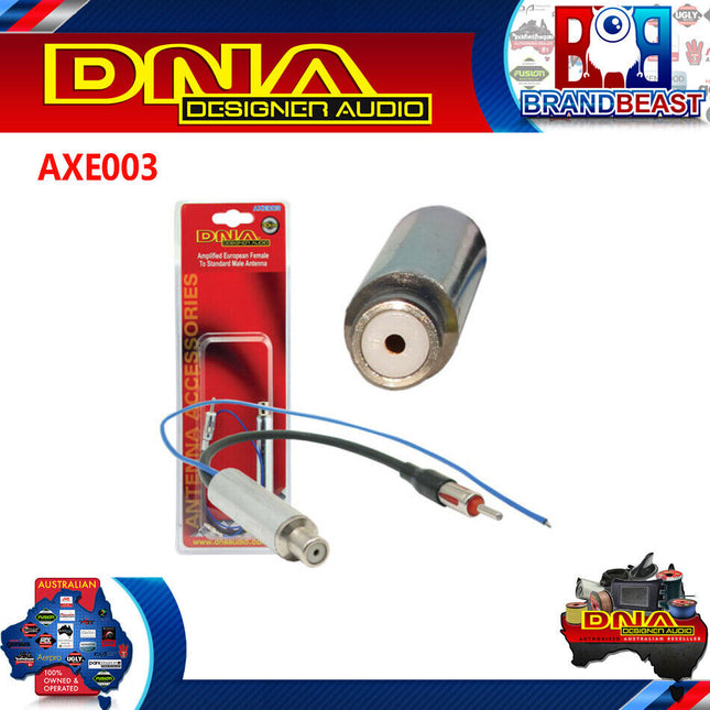 DNA AXE003 Amplified Female European Socket to Male Motorola Plug Antenna