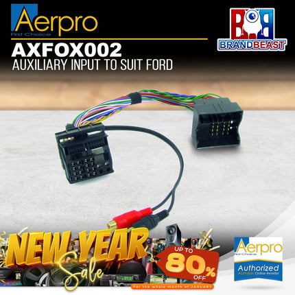 Aerpro AXFOX002 Auxiliary Input To Suit Ford