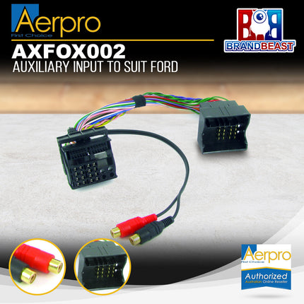 Aerpro AXFOX002 Auxiliary Input To Suit Ford