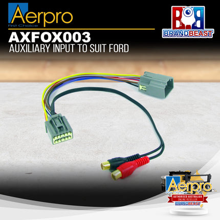 Aerpro AXFOX003 Auxiliary Input To Suit Ford
