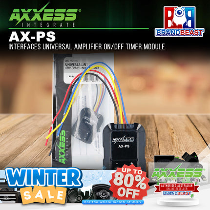 Axxess AX-PS Interfaces Universal Amplifier On/Off Timer Module