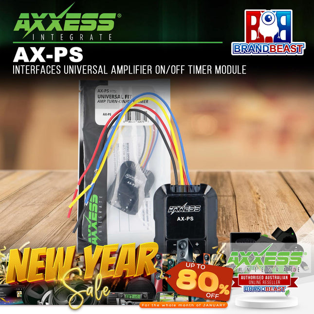 Axxess AX-PS Interfaces Universal Amplifier On/Off Timer Module