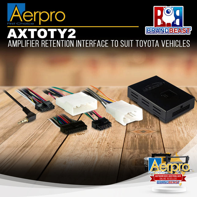 Aerpro AXTOTY2 Amplifier Retention Interface Suit Toyota Various Vehicles