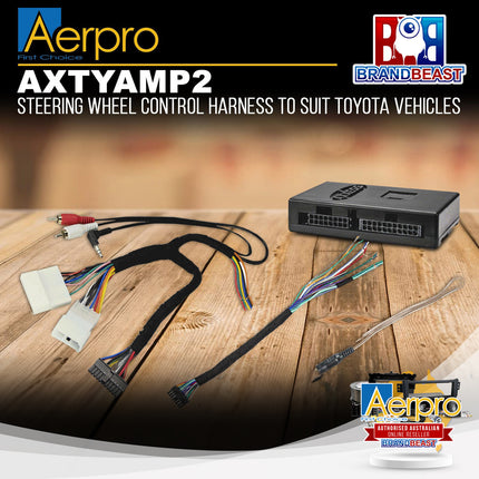 Aerpro AXTYAMP2 Steering Wheel Control Harness to Suit Toyota Vehicles