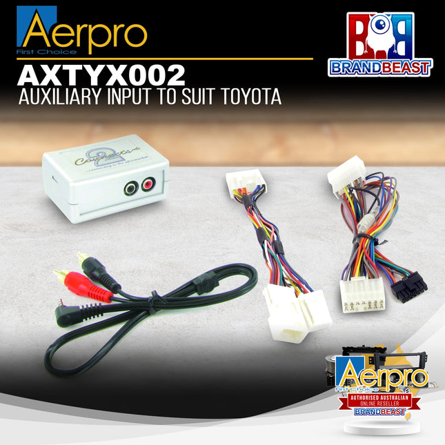 Aerpro AXTYX002 Auxiliary Input To Suit Toyota