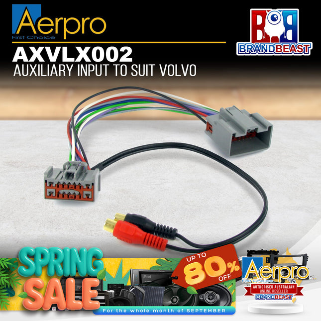 Aerpro AXVLX002 Auxiliary Input To Suit Volvo