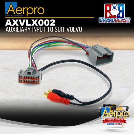 Aerpro AXVLX002 Auxiliary Input To Suit Volvo