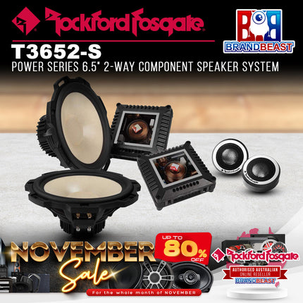 Rockford Fosgate T3652-S Power 6.5" T3 Component System