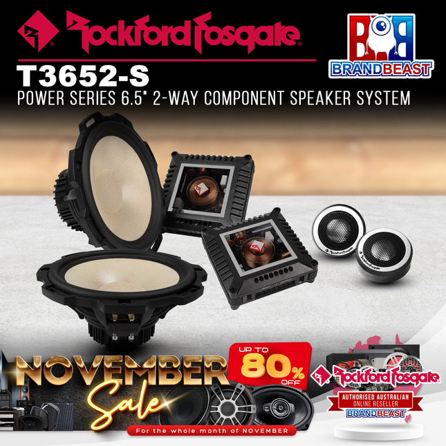 Rockford Fosgate T3652-S Power 6.5" T3 Component System