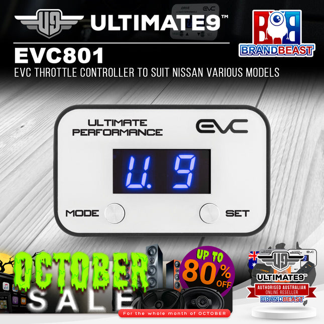 Ultimate9 EVC801 EVC Throttle Controller to Suit Nissan Various Models