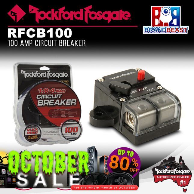 Rockford Fosgate RFCB100 100 Amp Circuit Breaker
