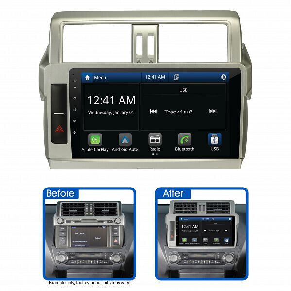 Aerpro AMTO36 10" Multimedia Receiver Suit Toyota Prado 2013 - 2017