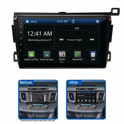 Aerpro AMTO5 9&quot; Multimedia Receiver Suit Toyota RAV4 2013 - 2017 (Non-Amplified)