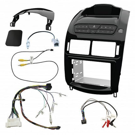 Aerpro FP9650PK Double DIN Piano Black Install Kit Suit Ford Falcon FG