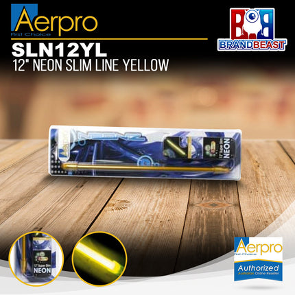 Aerpro SLN12YL Neon 12&quot; Slim Line Yellow