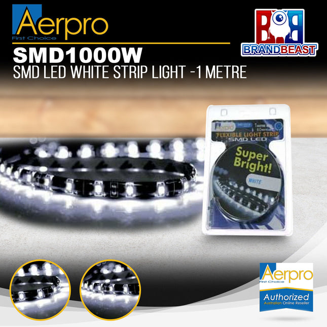 Aerpro SMD1000W 1m SMD LED White Strip Light