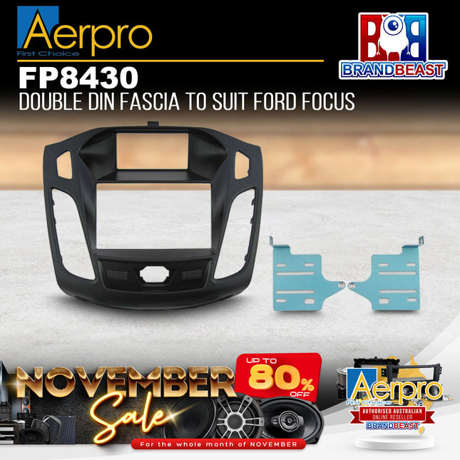 Aerpro FP8430 Double DIN Facia Kit to Suit Ford Focus 2012-2014