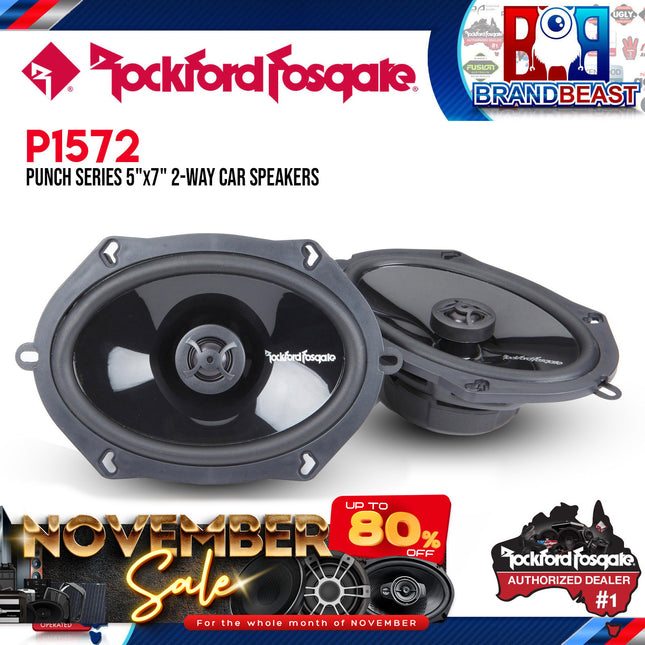Rockford Fosgate P1572 Punch 5"x7" 2-Way Full Range Speaker