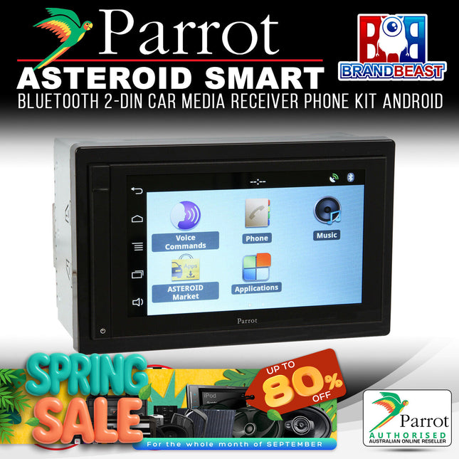 Parrot Asteroid Smart Apps/Navigation/Multimedia & Hands-Free 2DIN Car Radio