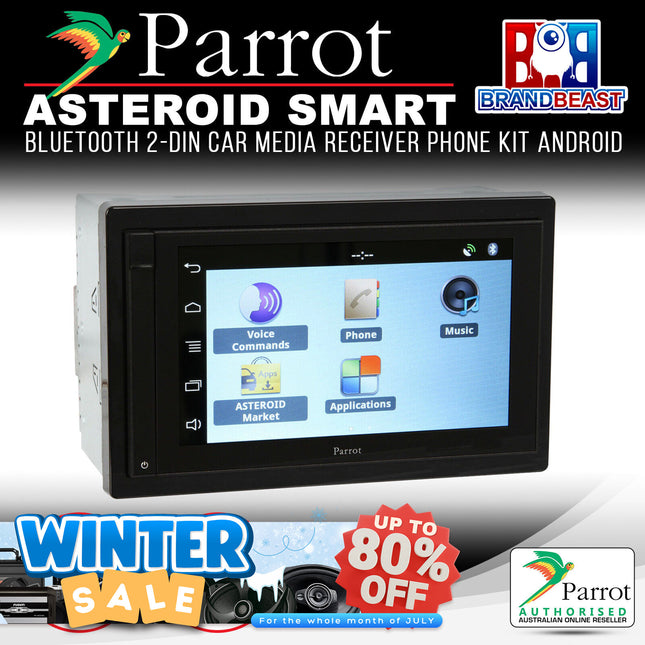 Parrot Asteroid Smart Apps/Navigation/Multimedia & Hands-Free 2DIN Car Radio