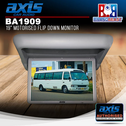 Axis BA1909 19" Motorised Flip Down Monitor