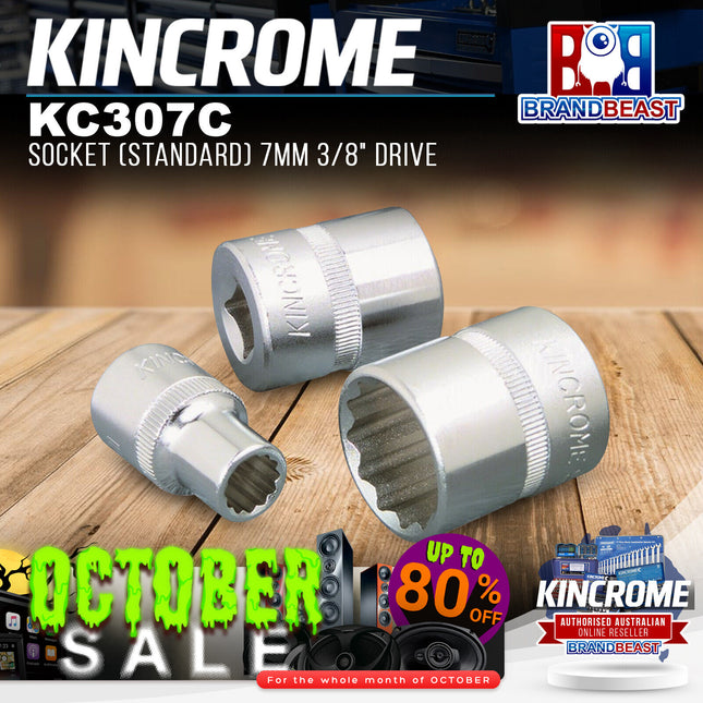 KINCROME KC307C Socket (Standard) 7mm 3/8" Drive