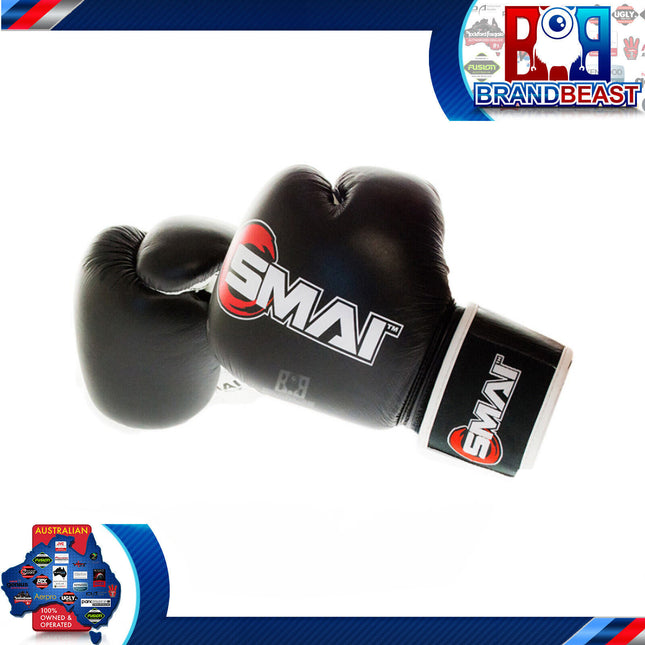 New Smai Pro Series 10oz Boxing Gloves Real Leather Traning Bag Sparing Fitness