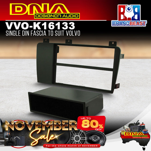 DNA VVO-K16133 Single/Double DIN Fascia Panel To Suit Volvo
