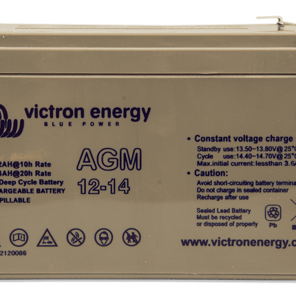 Victron Energy BAT212120084 12V/14Ah AGM Deep Cycle Battery Charger