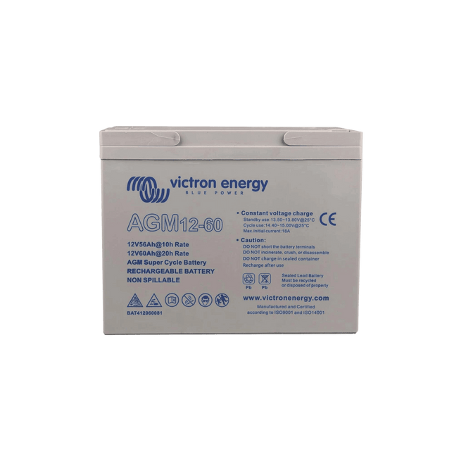 Victron Energy BAT412550084 12V/60Ah AGM Deep Cycle Battery Charger