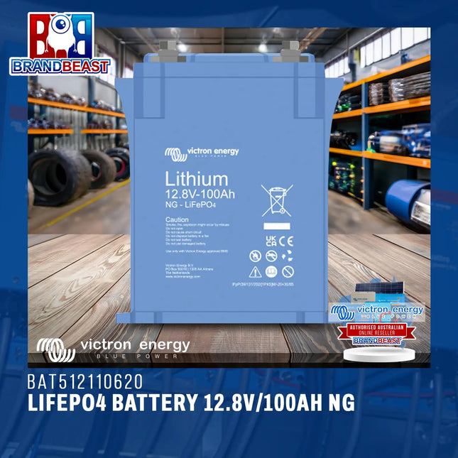 Victron Energy BAT512110620  LiFePO4 Battery 12.8V/100Ah NG
