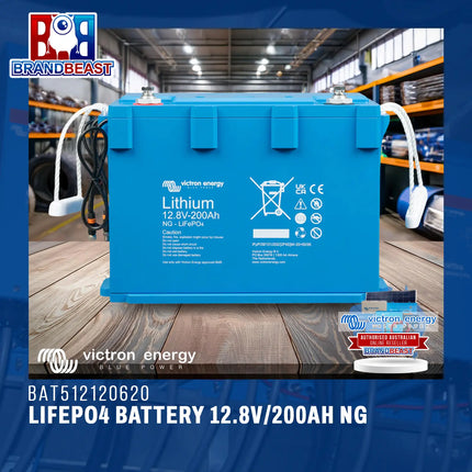 Victron Energy BAT512120620 LiFePO4 Battery 12.8V/200Ah NG