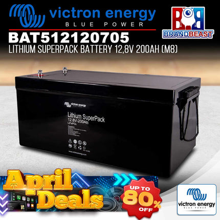 Victron Energy BAT512120705 Lithium SuperPack Battery 12,8V 200Ah (M8)