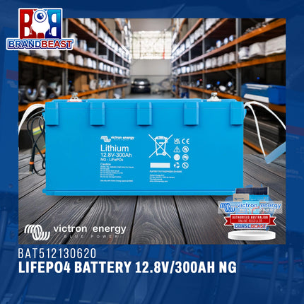 Victron Energy BAT512130620 LiFePO4 Battery 12.8V/300Ah NG