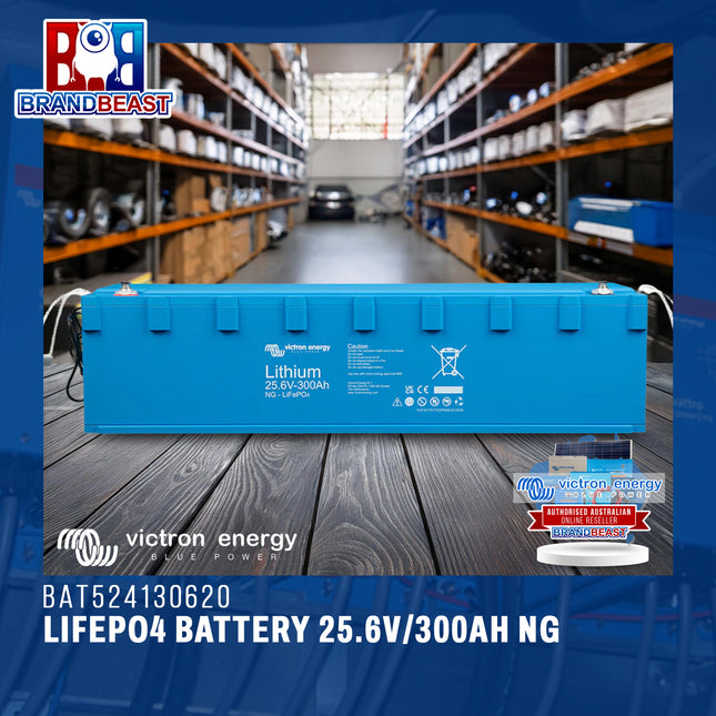 Victron Energy BAT524130620  LiFePO4 Battery 25.6V/300Ah NG