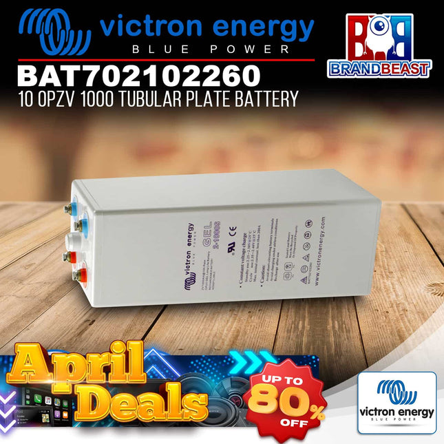 Victron Energy BAT702102260 10 OPzV 1000 Tubular Plate Battery