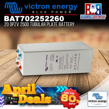 Victron Energy BAT702252260 20 OPzV 2500 Tubular Plate Battery