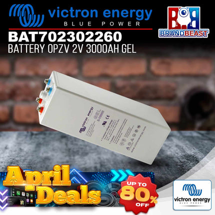 Victron Energy BAT702302260 20 OPzV 3000 Tubular Plate Battery