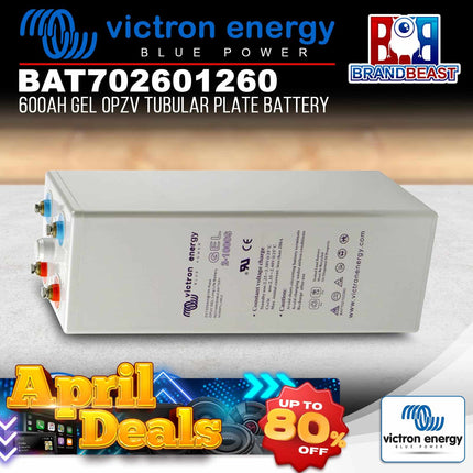 Victron Energy BAT702601260 600Ah GEL OPzV Tubular Plate Battery