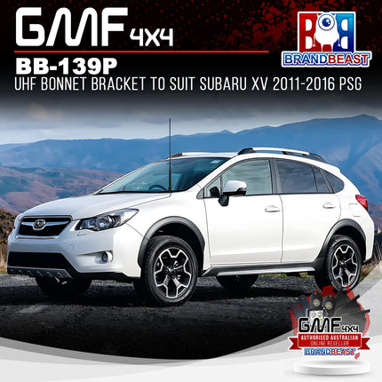 GMF4x4 BB-139P UHF Bonnet Bracket To Suit Subaru XV 2011-2016 PSG