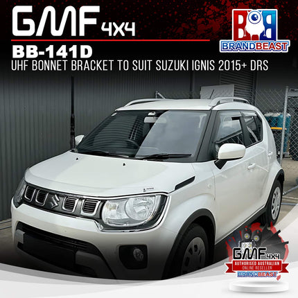 GMF4x4 BB-141D UHF Bonnet Bracket To Suit Suzuki Ignis 2015+ DRS