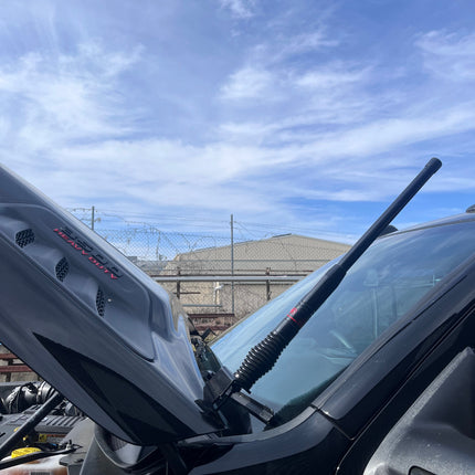 GMF4x4 215P-BB Dodge RAM 3500 Fifth Generation 2019+ Passenger Side Bonnet UHF Antenna Bracket