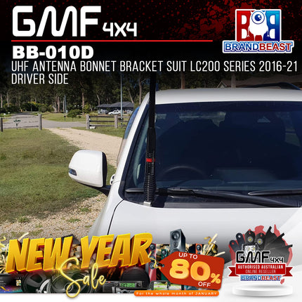 GMF4x4 BB-010D LC200 Series 2016-2021 DRS Powdercoated Bonn Brkt