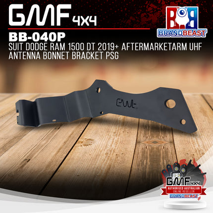 GMF4x4 BB-040P AfterMarketArm UHF Antenna Bracket Suit Dodge RAM 1500 DT2019+ PSG