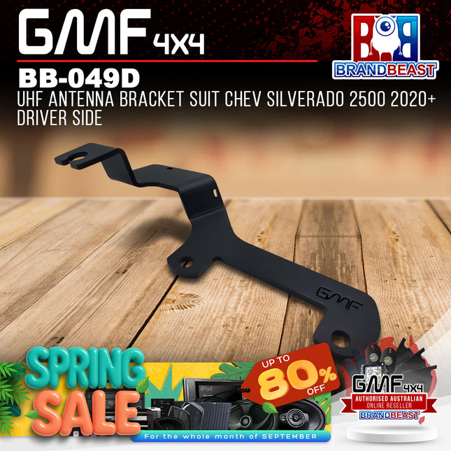 GMF4X4 BB-049D UHF Antenna Bracket Suit Chev Silverado 2500 2020+ Driver Side