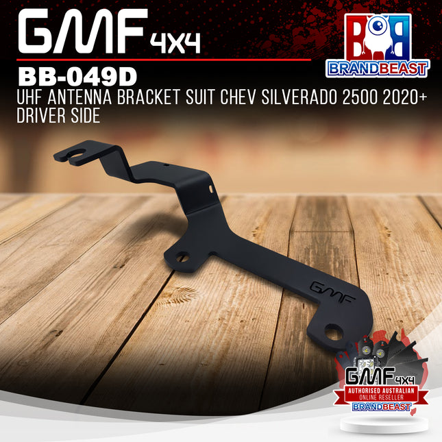 GMF4X4 BB-049D UHF Antenna Bracket Suit Chev Silverado 2500 2020+ Driver Side